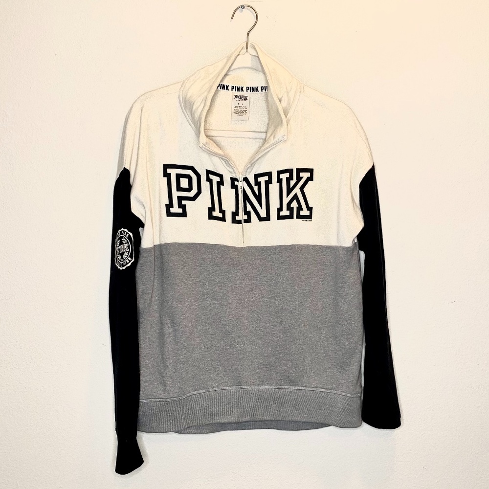 PINK Quarter Zip Pullover